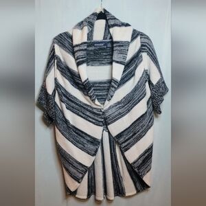 Striped Black and White Women's Sweater